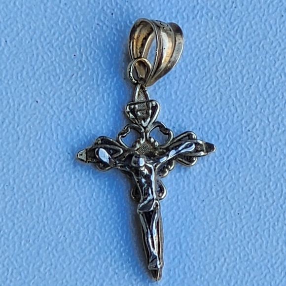 GCJ George Carter Jessop 14K Solid Gold Cross Pendant - Picture 1 of 9